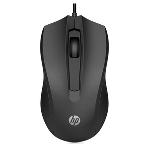 Mouse Alámbrico Hp 100 / Negro / USB