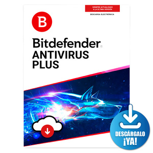 Antivirus Descargable Bitdefender Plus / 2 años / 3 usuarios