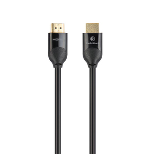 Cable HDMI con Ethernet RadioShack / 6.06 m / Plástico / Negro con oro