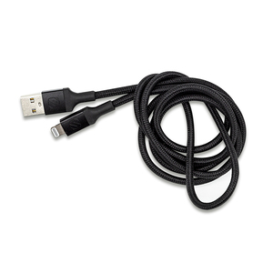 Cable USB a Lightning SP Scosche / 1.2 m / Trenazado / Gris