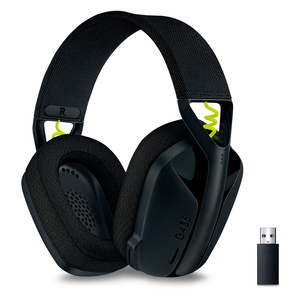 Audífonos Gamer Inalámbricos Logitech G G435 Lightspeed / PC / Mac / PlayStation 4 / PlayStation 5 / Bluetooth / Negro con amarillo