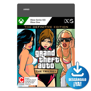 GTA Grand Theft Auto The Trilogy The Definitive Edition / Juego digital / Xbox One / Xbox Series X·S / Descargable