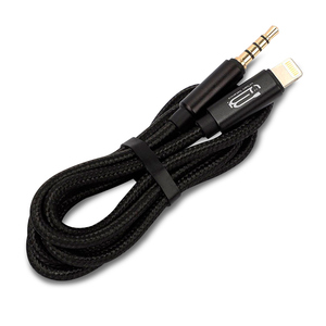 Cable Auxiliar a Lightning USB Urban Balance / 1 m / Negro