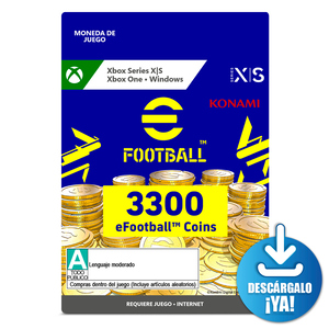 Efootball Coin / 3300 monedas de juego digitales / Xbox