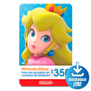 Tarjeta de Regalo Nintendo eShop / Descargable / $350 