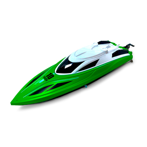 Lancha de Control Remoto Speed Boat RadioShack Verde con Blanco