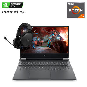 Bundle Laptop Gamer HP 15 Victus 15-fb0122la GeForce GTX 1650 15.6 pulg. AMD Ryzen 5 512gb SSD 8gb RAM mÃ¡s AudÃ­fonos Hyper X Stinger Core 