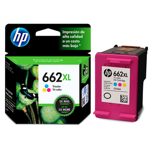 Cartucho de Tinta 662XL CZ106AL HP Tricolor 300 páginas