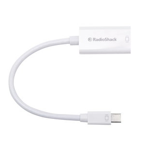 Adaptador de Mini DisplayPort a HDMI RadioShack Blanco