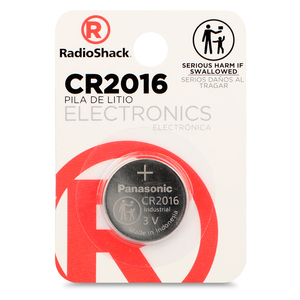 Pila Botón de Litio CR2016 RadioShack