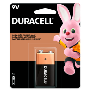 Pila Alcalina 9V Duracell / 1 pieza