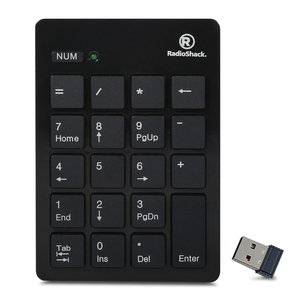 Teclado Númérico Inalámbrico RadioShack / USB / 19 Teclas / Negro