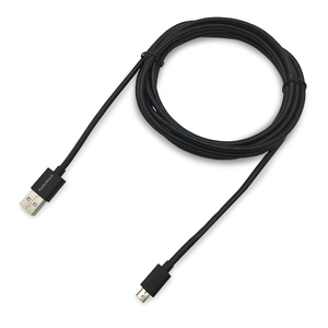 Cable USB a Micro USB RadioShack / 2.7 m / Plástico / Negro