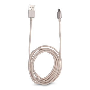 Cable USB a Micro USB RadioShack / 1.8 m / Trenzado / Oro