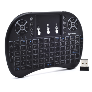 Mini Teclado Inalámbrico RadioShack / Negro / USB