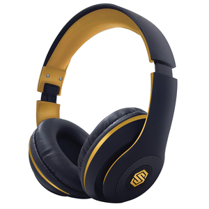 Audífonos Bluetooth Select Sound BTH024 / On ear / Negro con amarillo