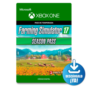 Farming Simulator 17 Season Pass / Pase de temporada digital / Xbox One / Descargable