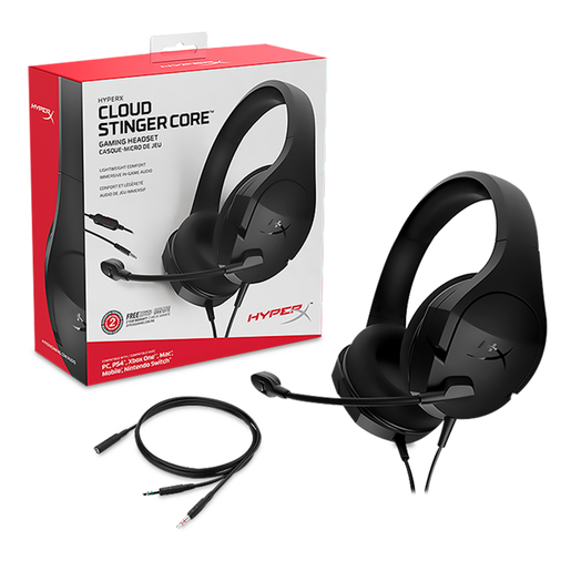 Audífonos Gamer Kingston HyperX Cloud Stinger Core / Negro