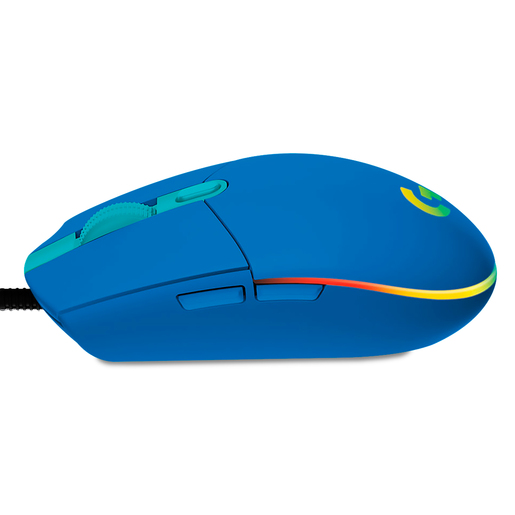 Mouse Gamer Alámbrico Logitech G203 / Azul / USB