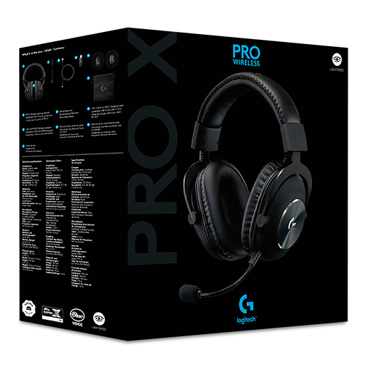 Audífonos Gamer Inalámbricos Logitech G Pro X / PC / Negro