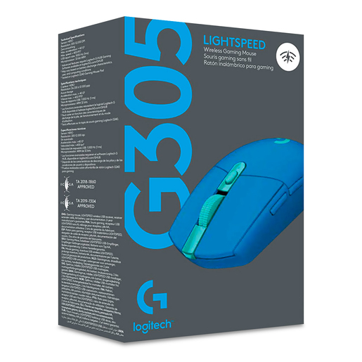 Mouse Gamer Inalámbrico Logitech G G305 / Azul / USB