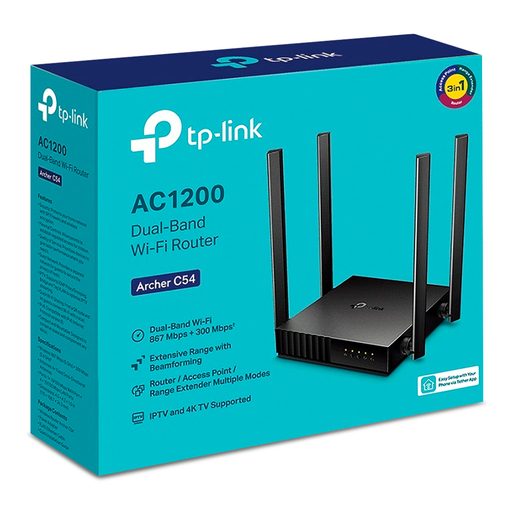 Router Inalámbrico TP Link Archer C50 AC1200 / Negro