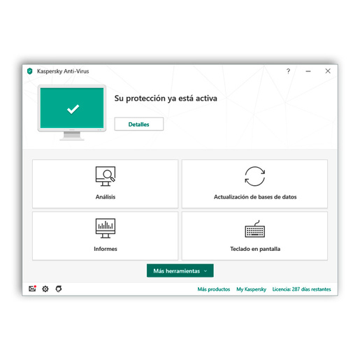 Antivirus Descargable Kaspersky Anti Virus / 2 años / 10 dispositivos