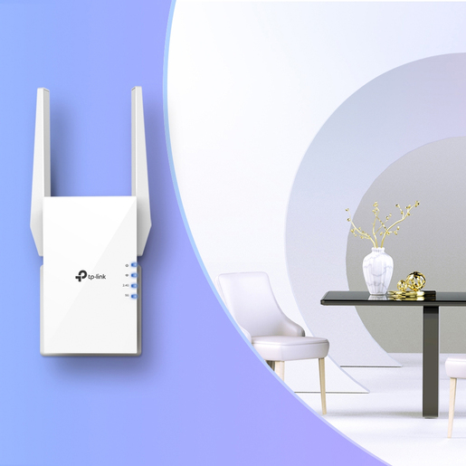 Extensor de Rango WiFi TP Link RE505X / 300 1200 Mbps / 2.4 y 5 GHz / Blanco