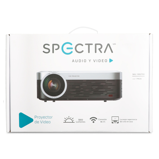 Proyector FHD Spectra S08 5800 Lúmenes 1080 x 1920px Negro con plata