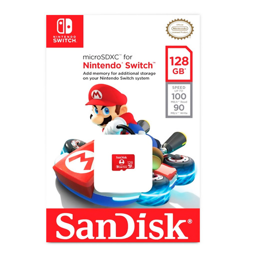 Tarjeta Micro SD Sandisk para Nintendo Switch / 128 gb