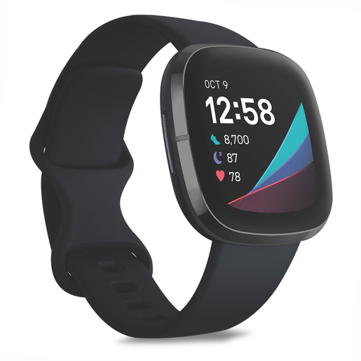 Smartwatch Fitbit Sense / Negro carbón con negro grafito