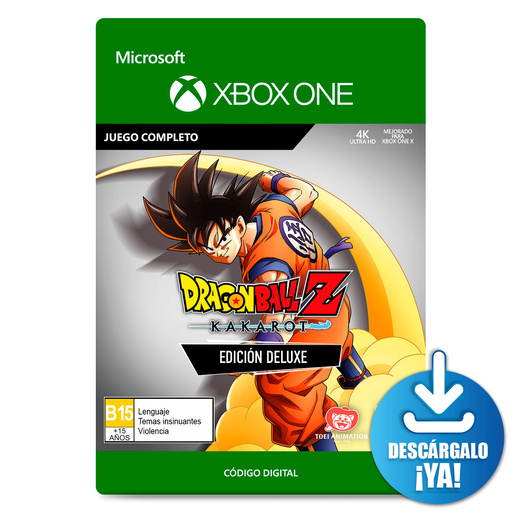 Dragon Ball Z Kakarot Edición Deluxe / Juego digital / Xbox One / Descargable