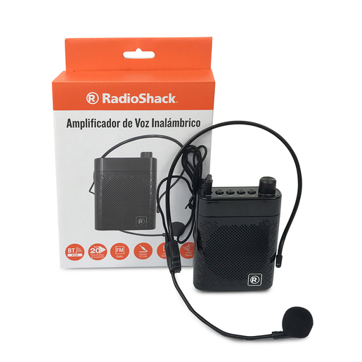 Amplificador de Voz Portátil RadioShack K6 / Negro