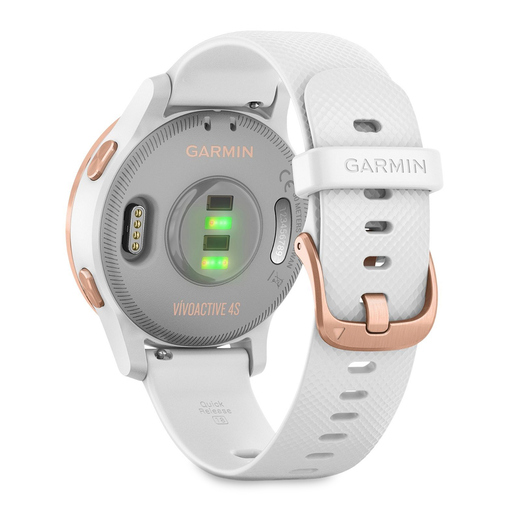 Smartwatch Garmin Vivoactive 4S / Blanco con oro rosado