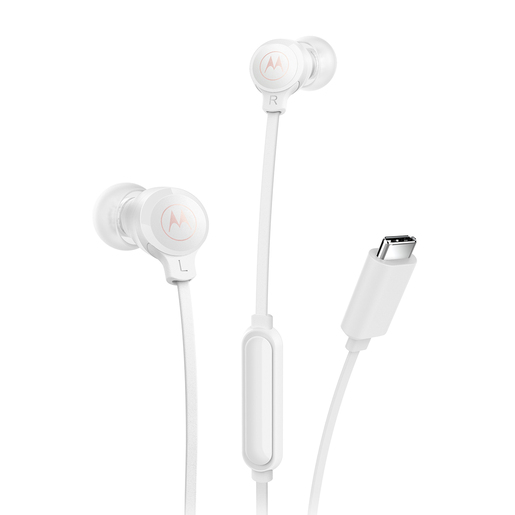 Audífonos Motorola Earbuds 3 S / In ear / Blanco