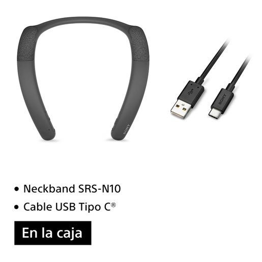 Bocina Bluetooth para Cuello Sony SRS NB10 / Negro