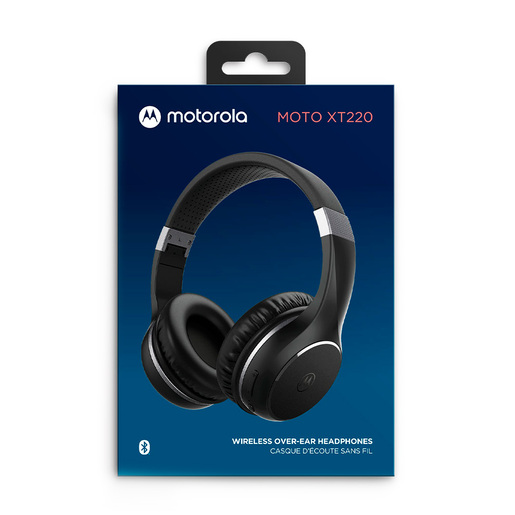 Audífonos Bluetooth Motorola Moto XT220 / On ear / Negro