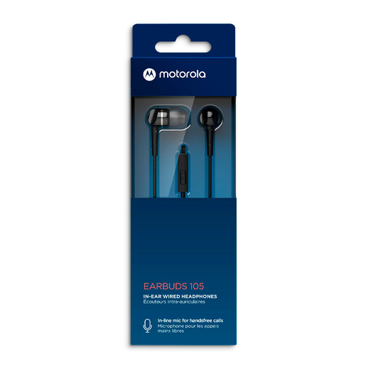 Audífonos Motorola Moto Earbuds 105 / In ear / Negro