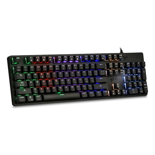 Teclado Gamer Alámbrico STF Abysmal Armor / Negro / USB