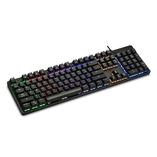 Teclado Gamer Alámbrico STF Abysmal Armor / Negro / USB