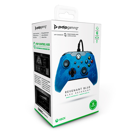 Control Alámbrico PDP Gaming Revenant Blue / Xbox Series X / Azul