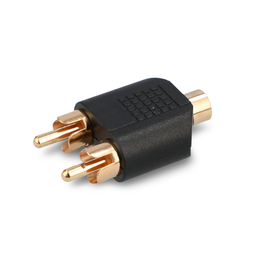 Adaptador de Audio Auxiliar 3.5 mm a RCA RadioShack / Negro