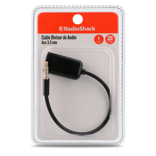 Adaptador Divisor de Audio 3.5 mm RadioShack / Negro