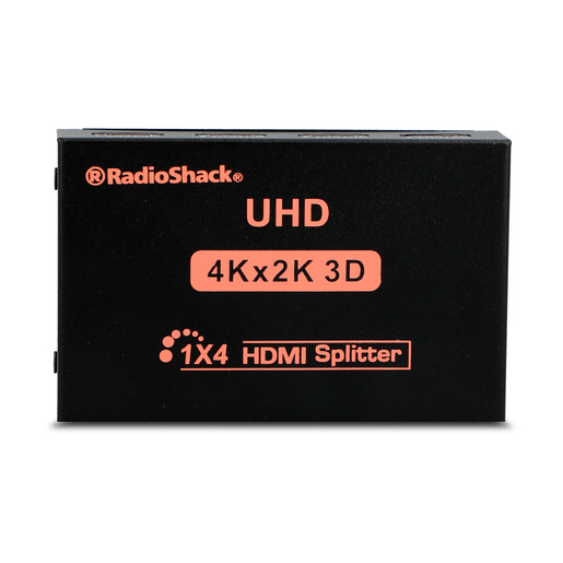 Divisor de Señal 4 HDMI Splitter HY04 RadioShack / Negro