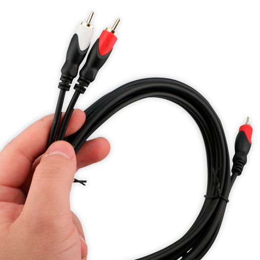 Cable de Audio 2 RCA a 2 RCA RadioShack 1.8 m Plástico