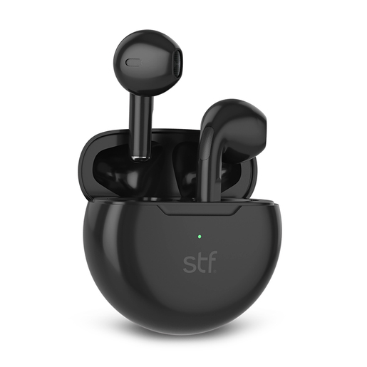 Audífonos  Inalámbricos Bluetooth STF Forte E16093 / TWS / In Ear / Negro 