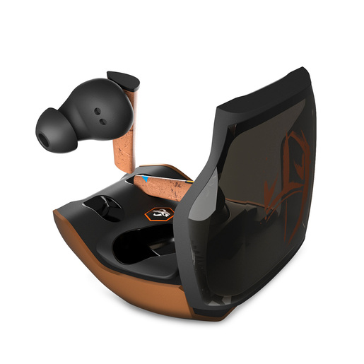 Audífonos Gamer Inalámbricos Primus Mandalorian True Wireless / In Ear / Café con negro 