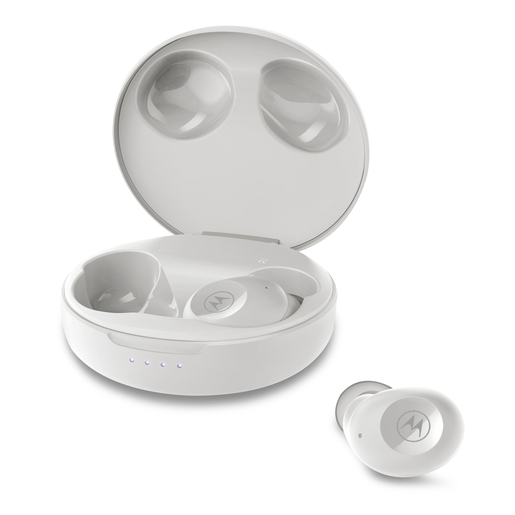 Audífonos Inalámbricos Bluetooth True Wireless Motorola BUDS 150 / In Ear / Blanco 