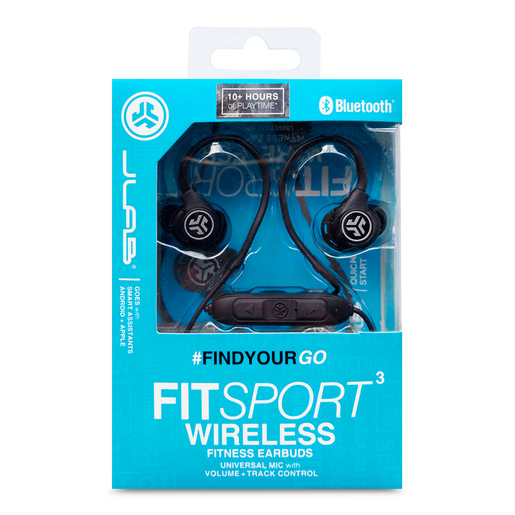 Audífonos Bluetooth Deportivos JLAB / In ear / Negro