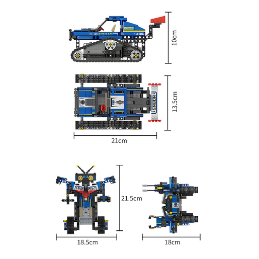 Robot Programable 2 en 1 Imori Kits RB005 / 245 piezas 